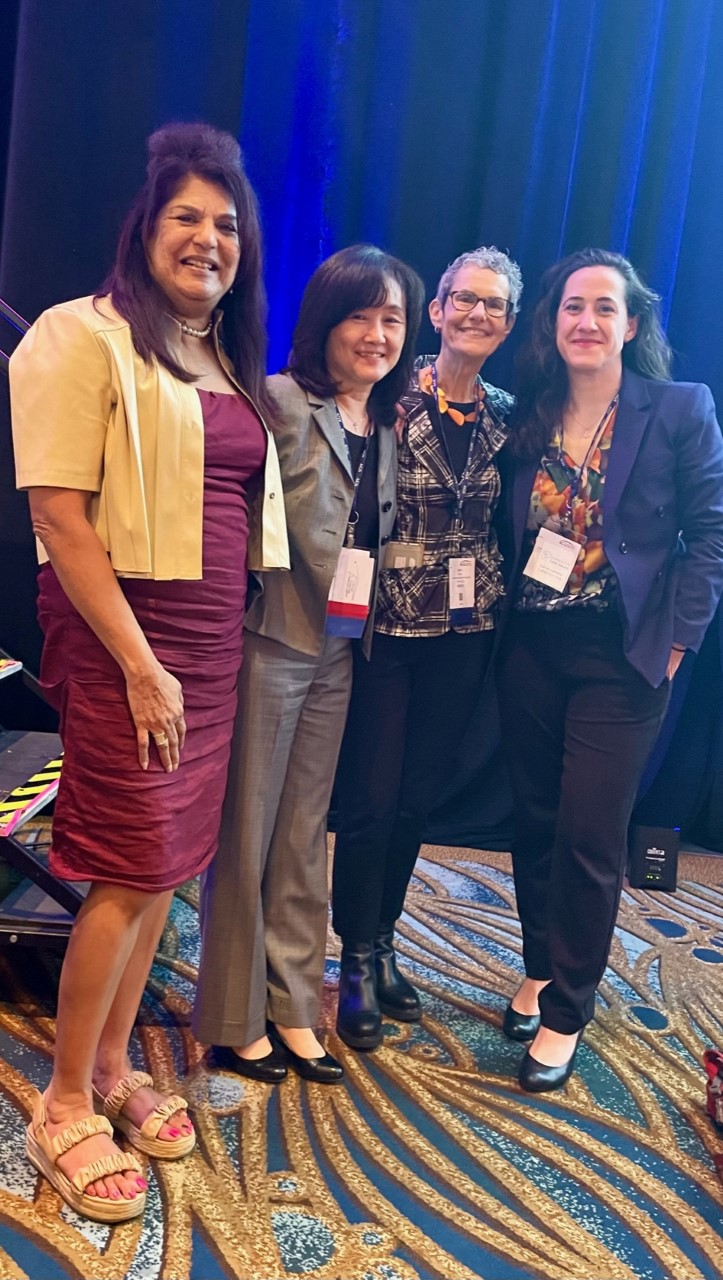 Drs. Chodos and Levine and Nirmala Dhar, MSW, LCSW presented at AGS